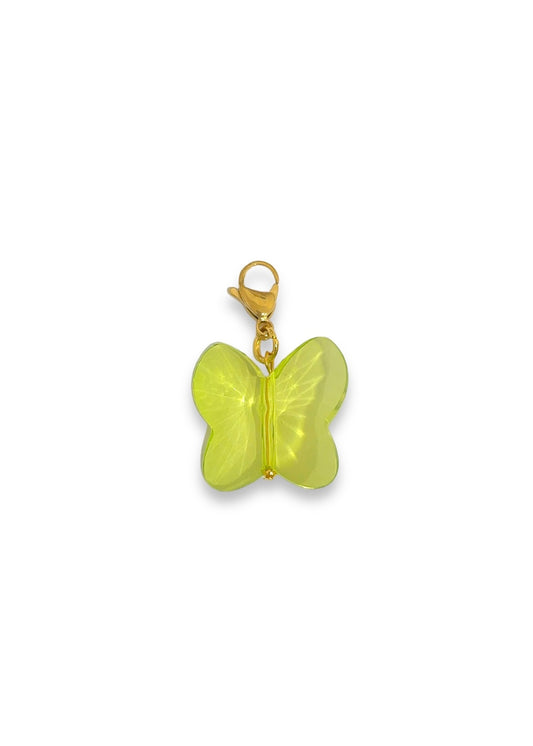Charm mariposa verde