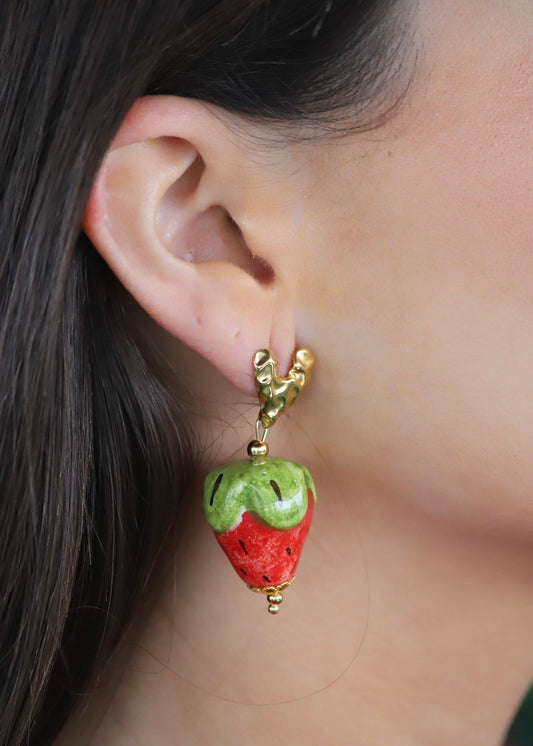 Pendientes Cerámica Fragola